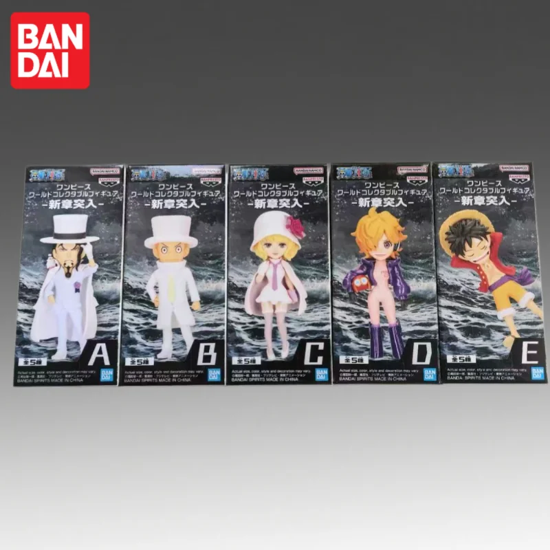 

В наличии: Оригинальная фигурка Bandai Banpresto WCF One Piece Луффи и Луци, новая, в коробке, аниме-персонажи, игрушки