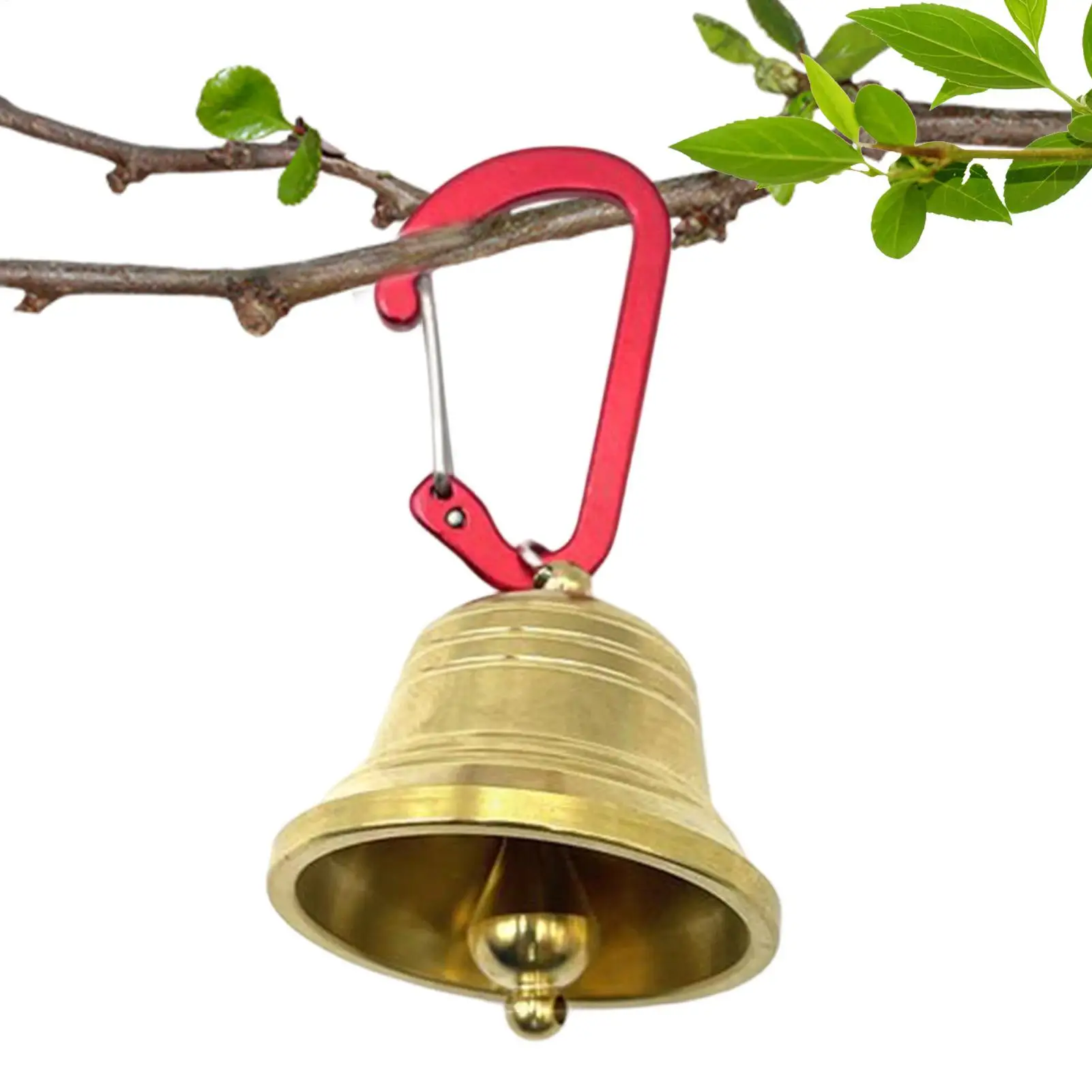 

Hiking Bear Bell Trekking Safety Supplies With Carabiner Outdoor Warning Bells For Fishermen Visitors Dog Owners Family