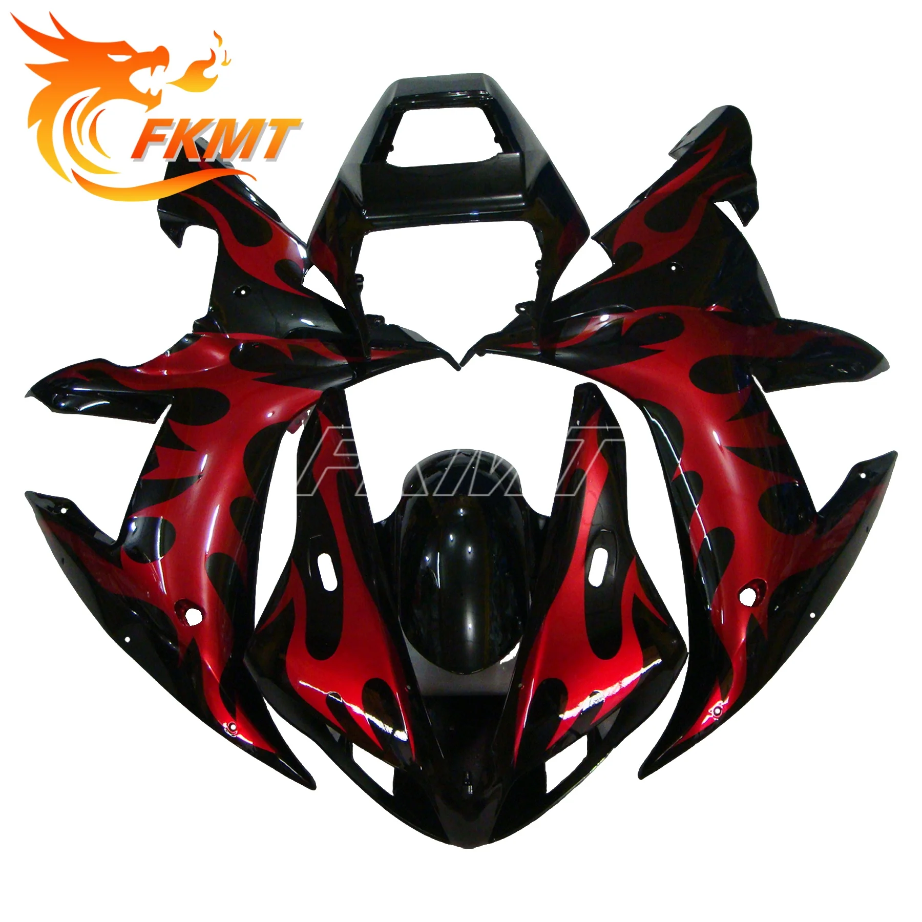 

Plastic Shell Motorcycle Fairing Kits Fit for YAMAHA YZF-R1 YZFR1 2002 2003 YZF R1 02 03 YZF1000 ABS Bodywork Set