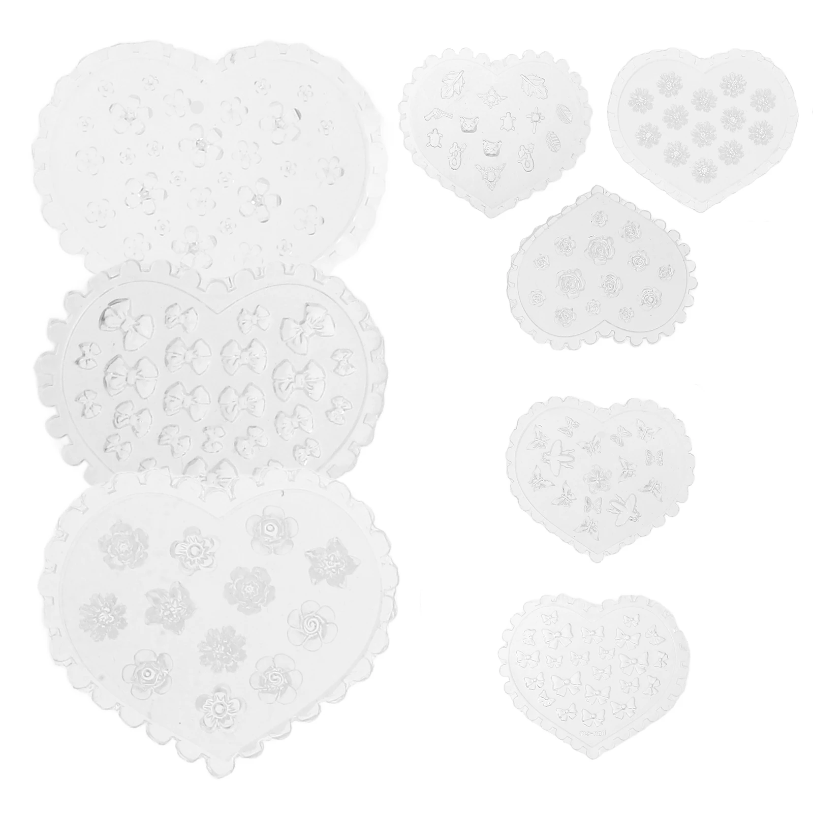 

8pcs Bow Flower Mold Silicone Jewelry Clay Crafting Decorative MD-55 56 57 59 60 61 63 64 Polymer Clay Resin Molds Without