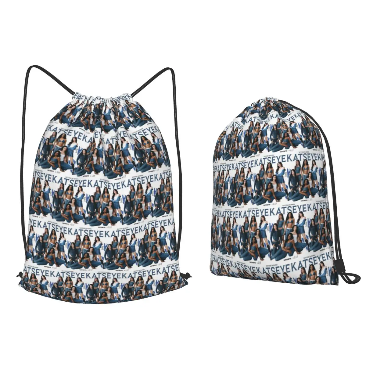 

KATSEYE X GAP Backpacks Casual Drawstring Bags Sports Bag Book Bags for Man Woman School