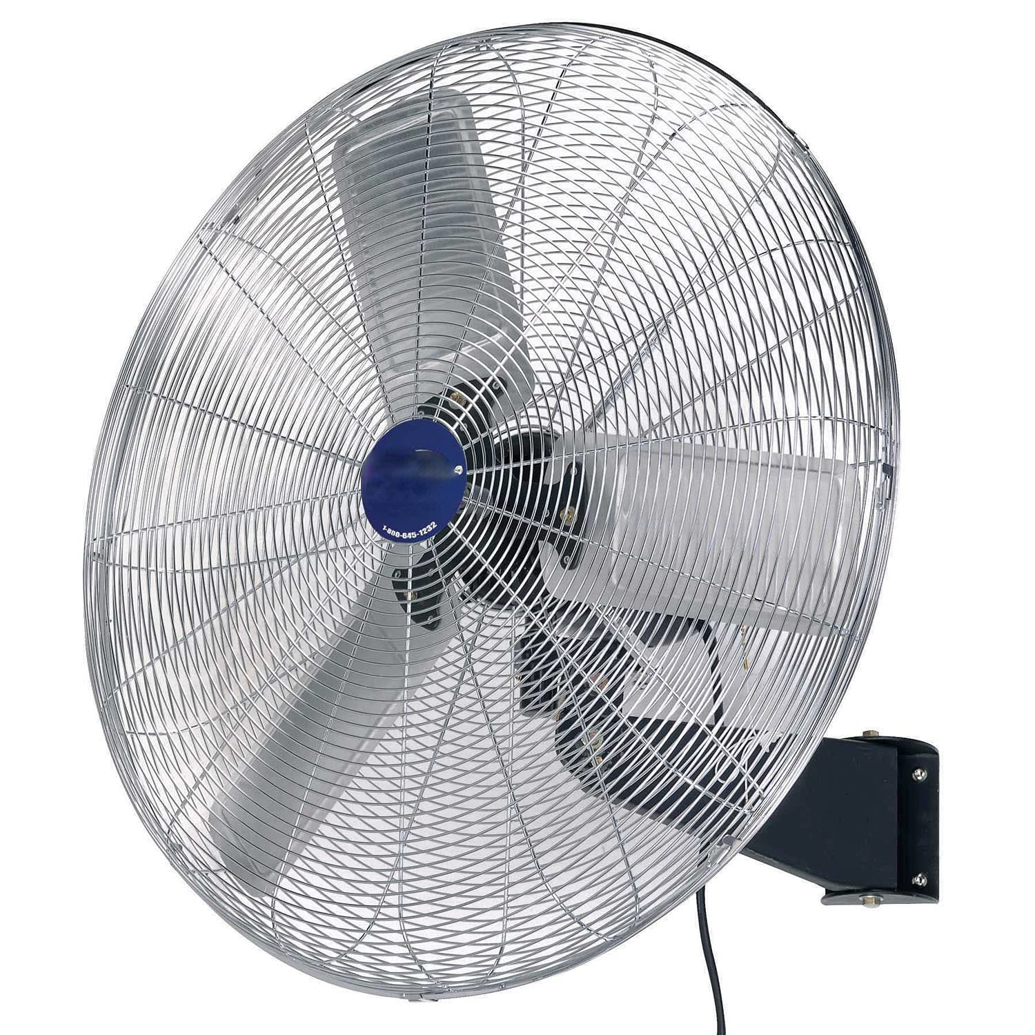 

Deluxe Oscillating Wall Mount Fan, 30" Diameter, 1/2HP, 10,000CFM