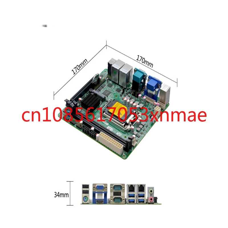 Industrial Control Q250m1 Mainboard B365,1151 Computer 2 Network Ports 6 Strings