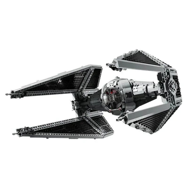 1931PCS Spaceship TIE Interceptors Building Blocks Modified from Imperial Fighters Model DIY Assembly Bricks Toys Kids Gifts