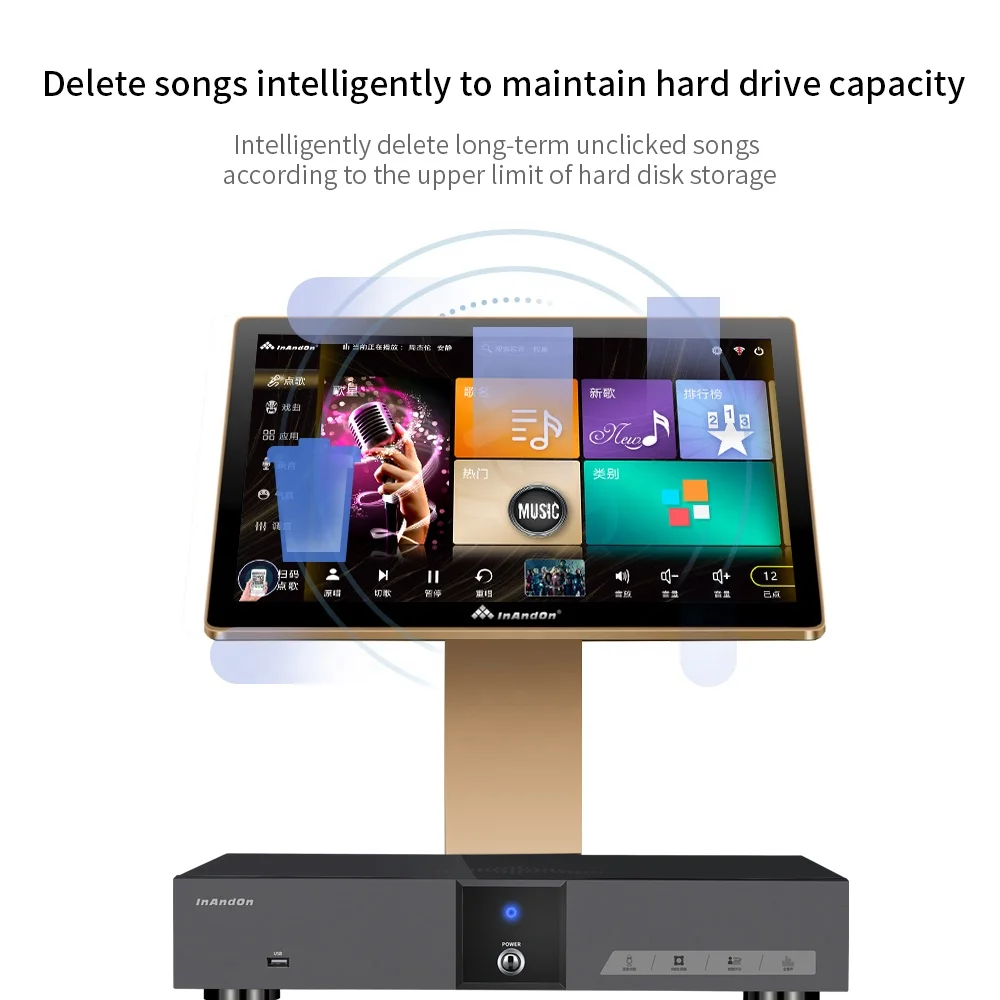 

InAndOn V5 MAX 1T Karaoke System Free Cloud Download KTV Machine Karaoke Player Juke Box Digital Karaoke System Machine