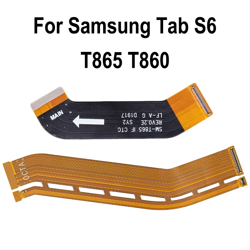 

Гибкий кабель для подключения порта зарядки Gefensi для Samsung Galaxy Tab S6 T865 T860, ЖК-дисплей, гибкий кабель для подключения основной материнской платы