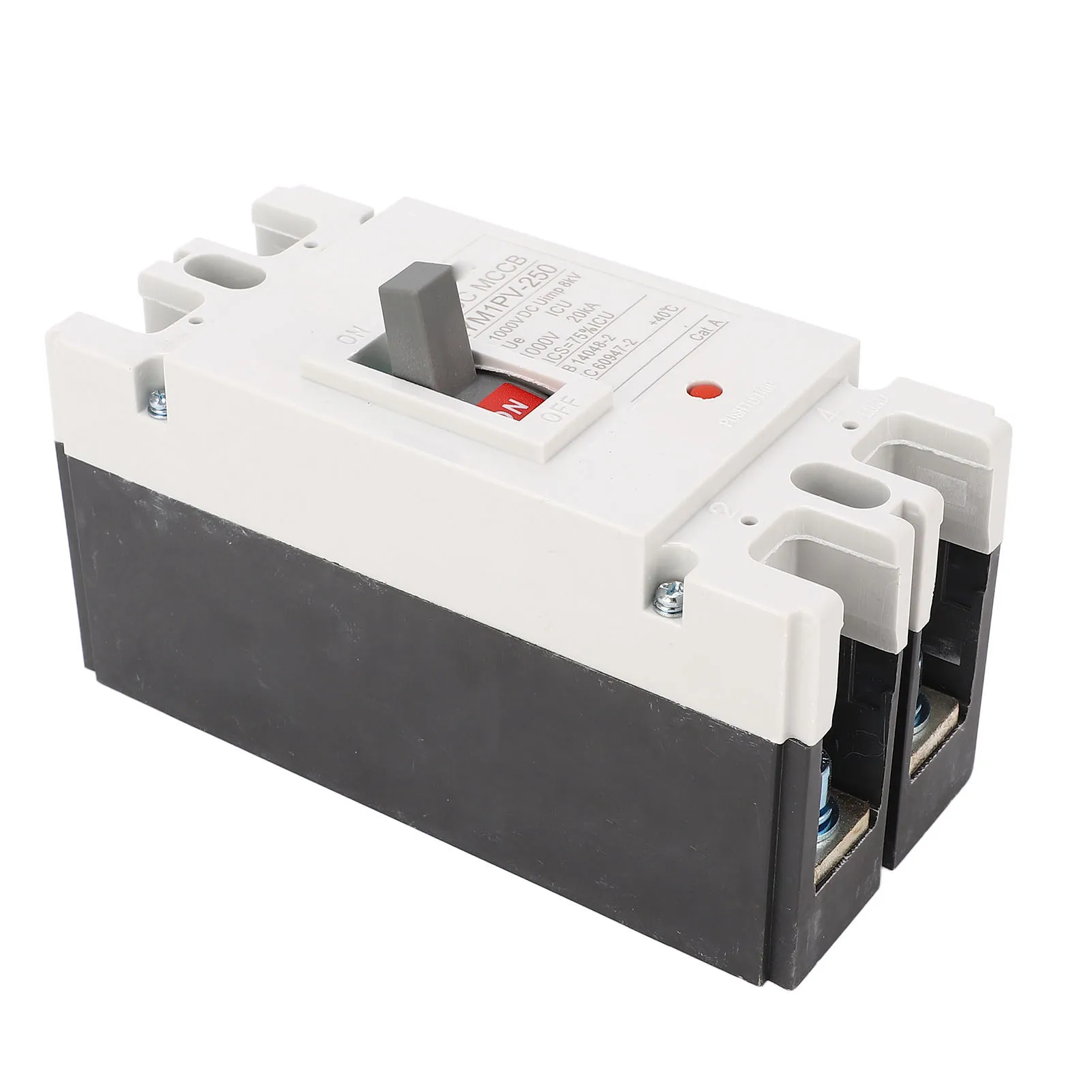 Moulded Case Circuit Breaker 200A MCCB Solar Battery Protection Switch 2P DC 1000V DC Circuit Breaker view 3