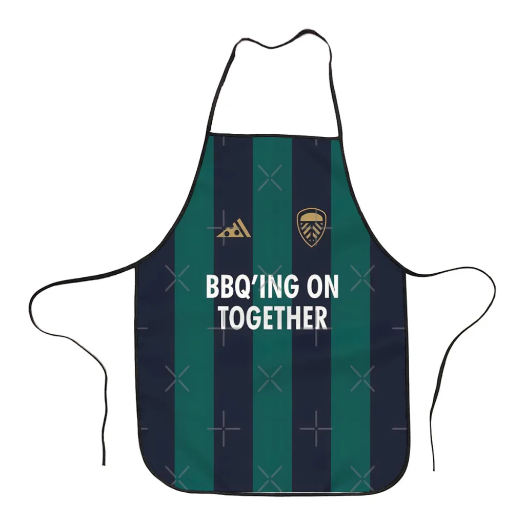 Apron Leeds United BBQing on togetheer Kitchen Women Apron Household Cleaning  Composite Pinafore Salon Home Cooking Baking