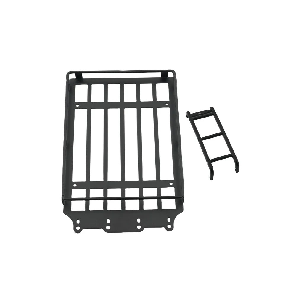 แร็คหลังคาอเนกประสงค์พร้อมไฟ LED สำหรับรถบังคับวิทยุ 1/18 JJRC C8801 อะไหล่รถบังคับแบบมีไฟสี่เหลี่ยม