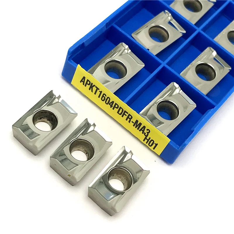 APKT1003 APKT1135 APKT1604 SEHT1204 Inserto per fresatura in alluminio CNC Rame alluminio lavorazione del legno Utensili da taglio per tornio