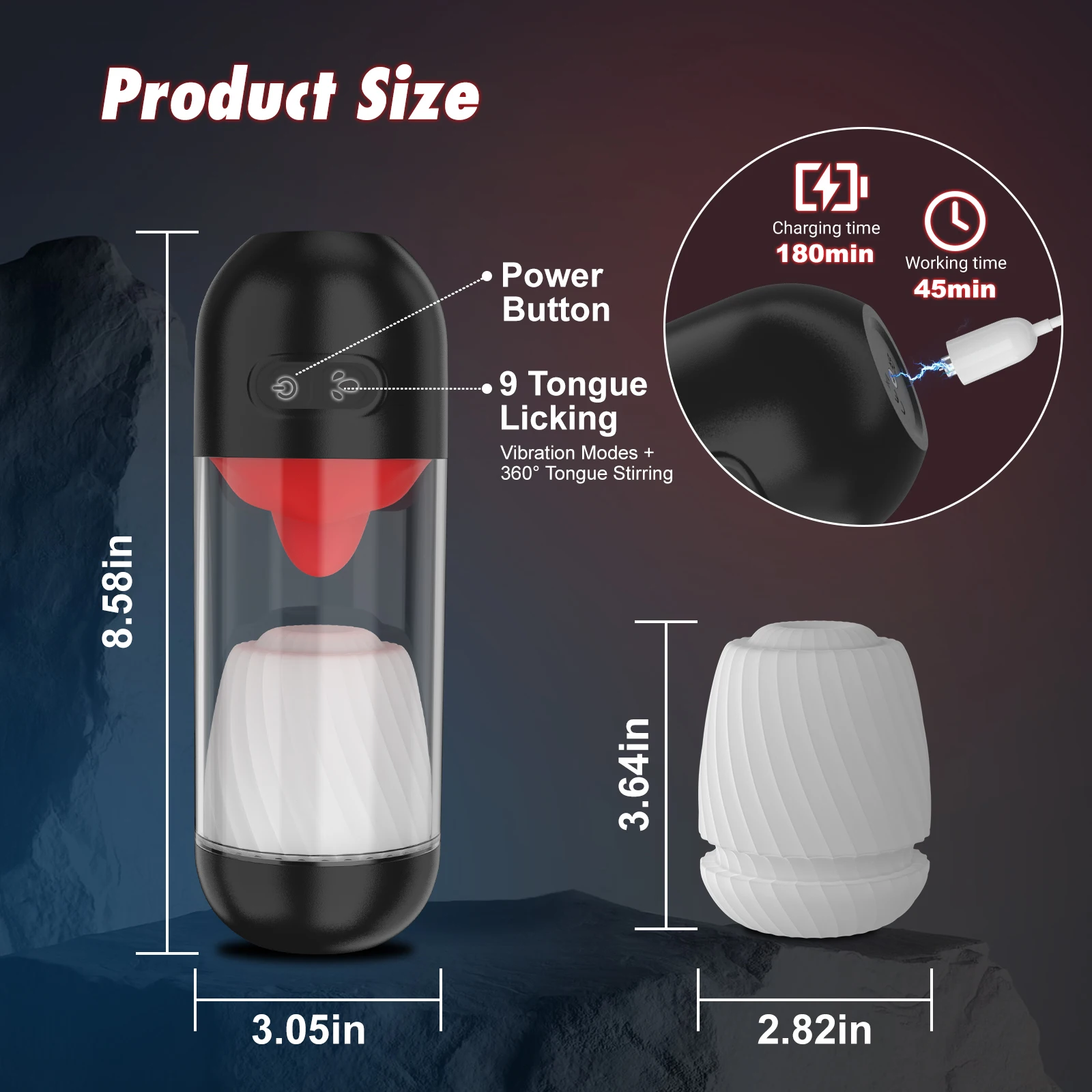 Taza de masturbación automática para hombres, Juguetes sexuales para adultos, con Control por aplicación, 360 de lengua, coño de bolsillo, Stroker