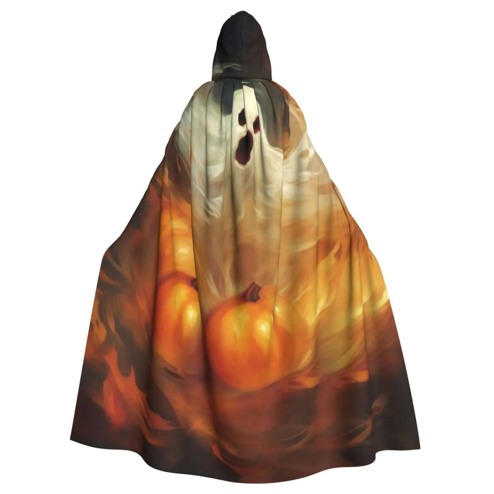 Women's Halloween Costumes Capes Unisex Wizard's Cloak Traditional Holiday Printed Clothing 2024 New Party Clothes