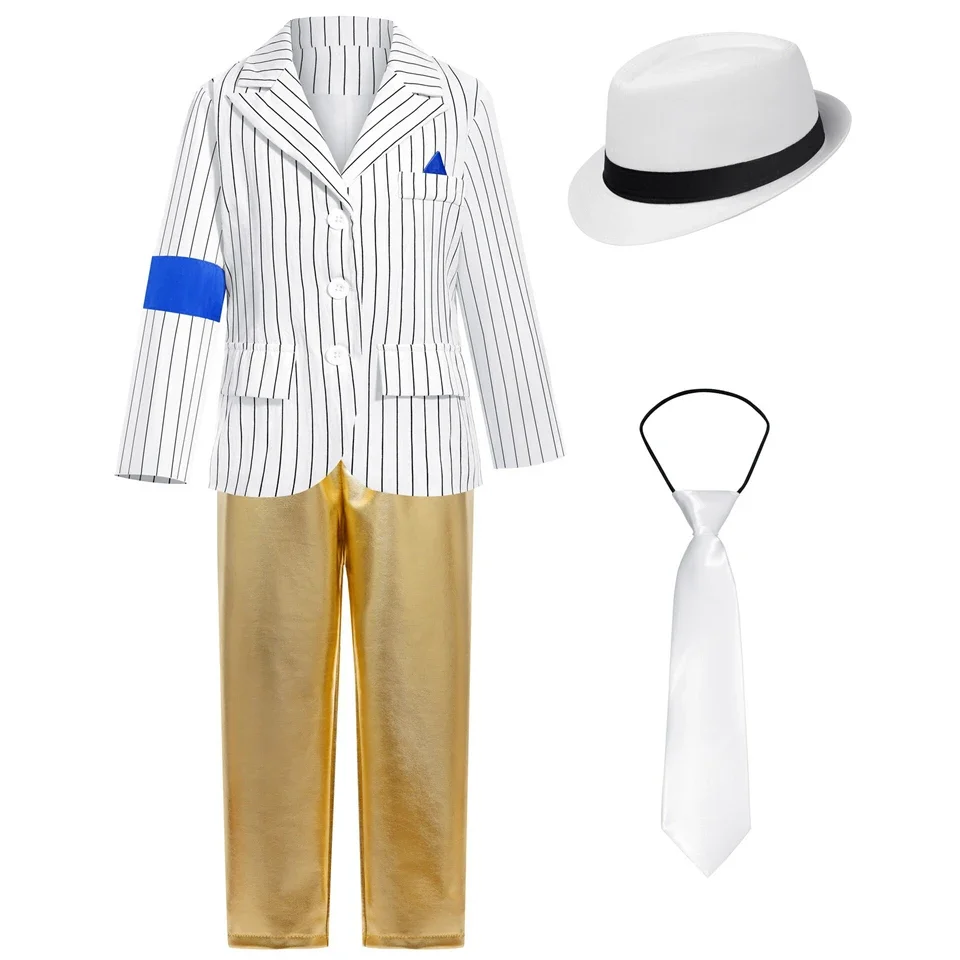 Michael Jackson  Outfits Halloween Cosplay 80s Pop Star Stage Performance  Costume Carnival Dance Disco  Clothes