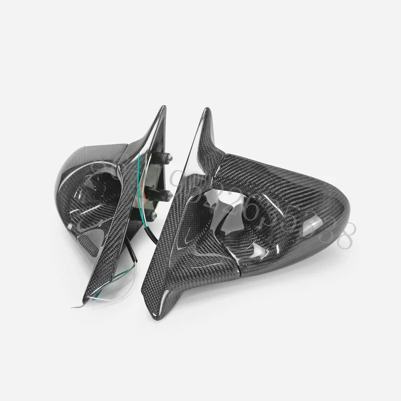For honda 94-01 DC2 Integra Type R 3DR Carbon Aero Left Hand Drive Side Mirror with Electric Adjustment