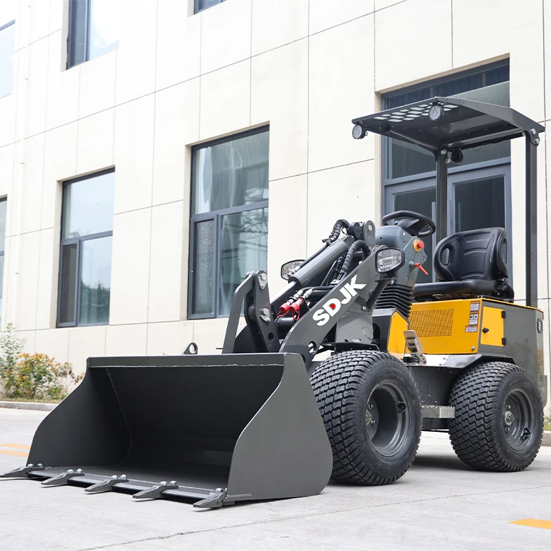 All Terrain Multi Function Compact Wheel Loader CE/EPA Certified Customizable Transport Loader Fast Shipping