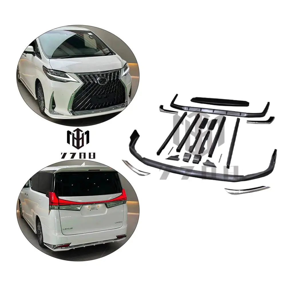 

High Quality Kit for Lexus LM300 350h 2018-2023 Upgraded Body Kit with Front Lip Side Skirts and Rear Lip Tail wings