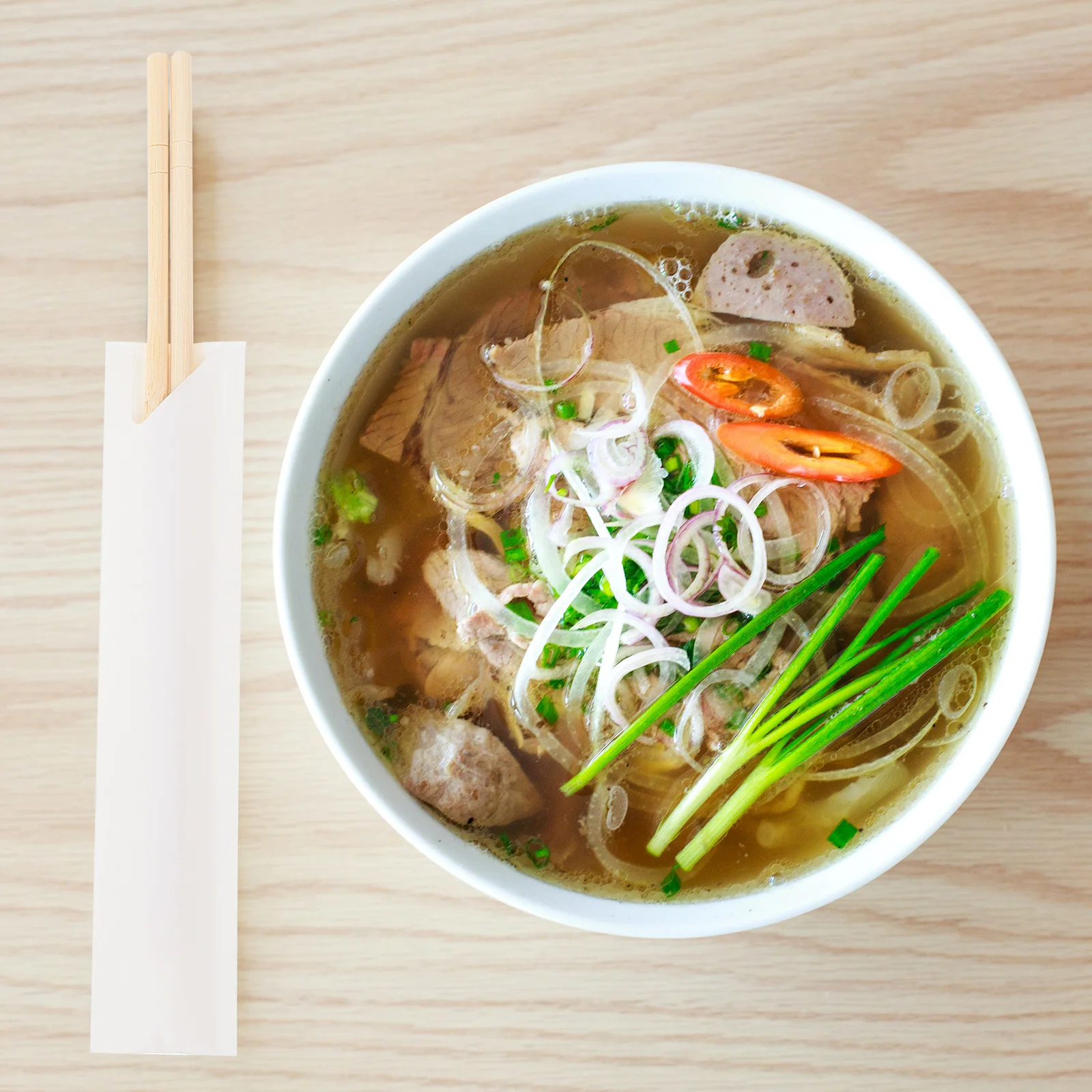 

100pcs Chopsticks Sleeve Paper Disposable Wrapping Bags Cutlery Holder Safe Food Contact Premium Quality Restaurant Picnic