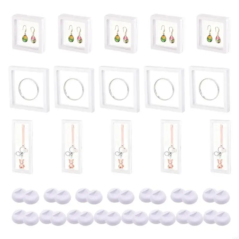 

2025 Новая подвесная прозрачная подставка для ювелирных изделий, элегантная витрина с монтажным кронштейном