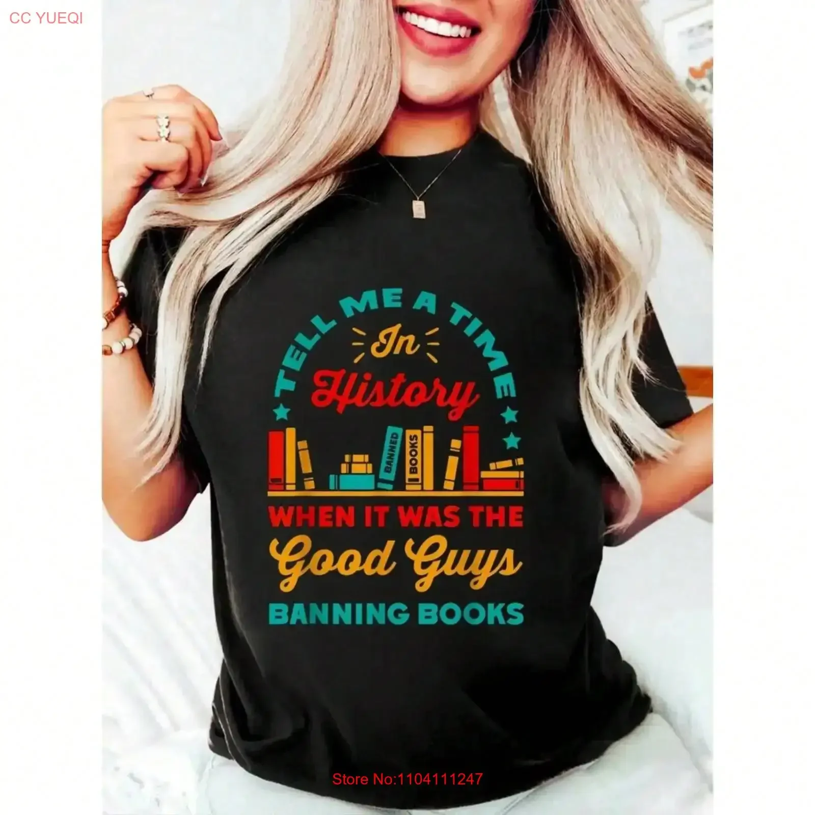 Ladies' Round Neck d T Shirt with Secretary Letter Casual Top vintage Washed Stretched designer clothes graphic Versatile