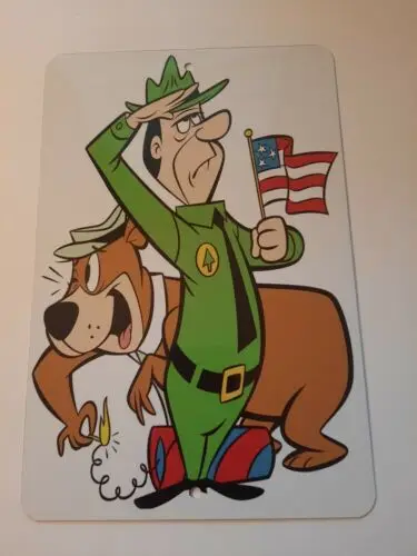 Yogi Bear and the Ranger 8x12 Metal Wall Sign Garage Man Cave