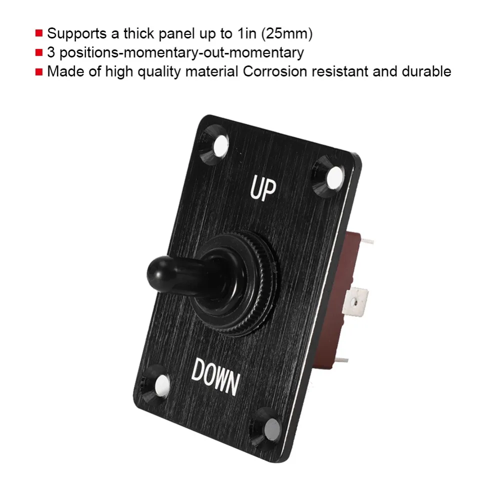 

Durable 12V Windlass Control Panel Aluminum Waterproof Cap Toggle Switch Control Trim Switch ATV
