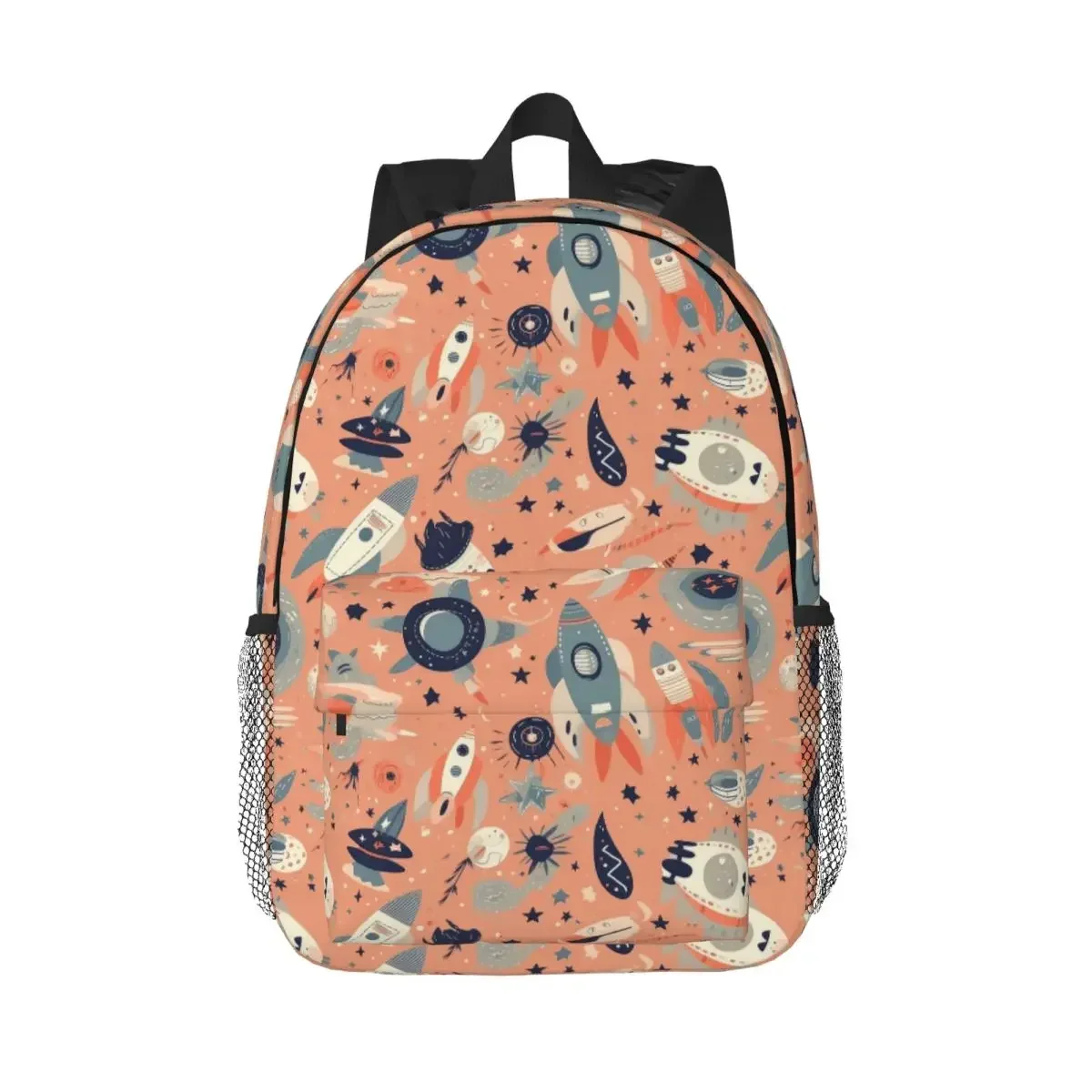 

Рюкзак с изображением космической ракеты и планеты, звезды, Лидер продаж, рюкзак для мальчиков и девочек, сумка для книг, сумки на плечо для мужчин, женщин, детей, школьная сумка