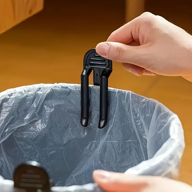 10/20 Peças de Clipes Duráveis de Plástico para Sacos de Lixo - Fixadores de Lixeira Fáceis de Usar, Gadgets de Fixação para Organização Doméstica
