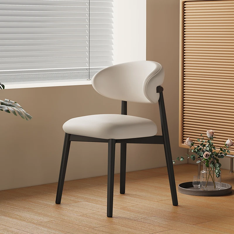 

Restaurant Rustic Dining Chairs Metal Nordic High Luxury Dining Chairs Comfortable Modern Eetkamerstoel Dining Room Furniture