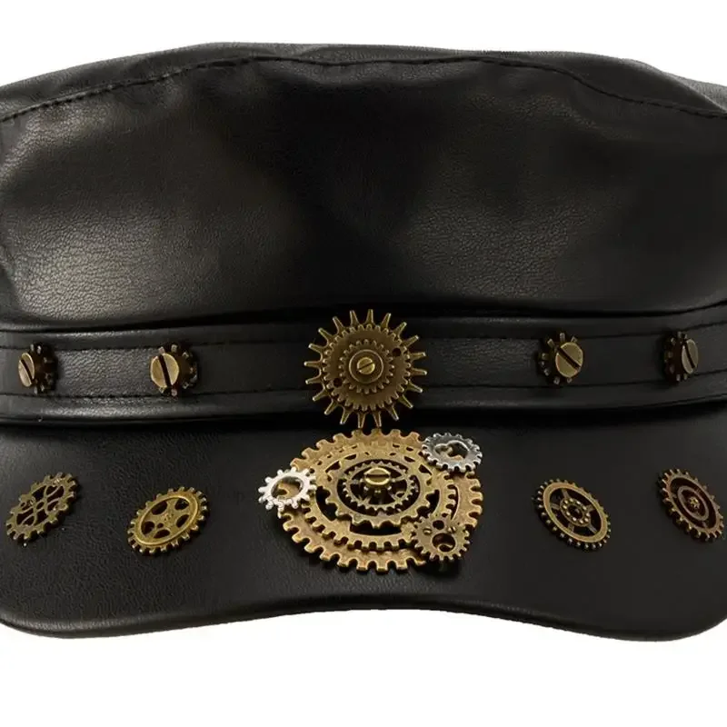 Cappello da pittore giapponese Steampunk Harajuku Cappello da tassista britannico per cappello alla autunno inverno da ogni