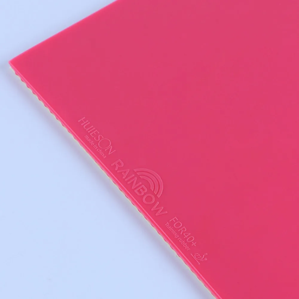 

High Speed Table Tennis Rubber Sheet Quick Attack Rainbow Pong Rubber Ultra Spin 2.0mm Table Tennis Rubber Training Practice