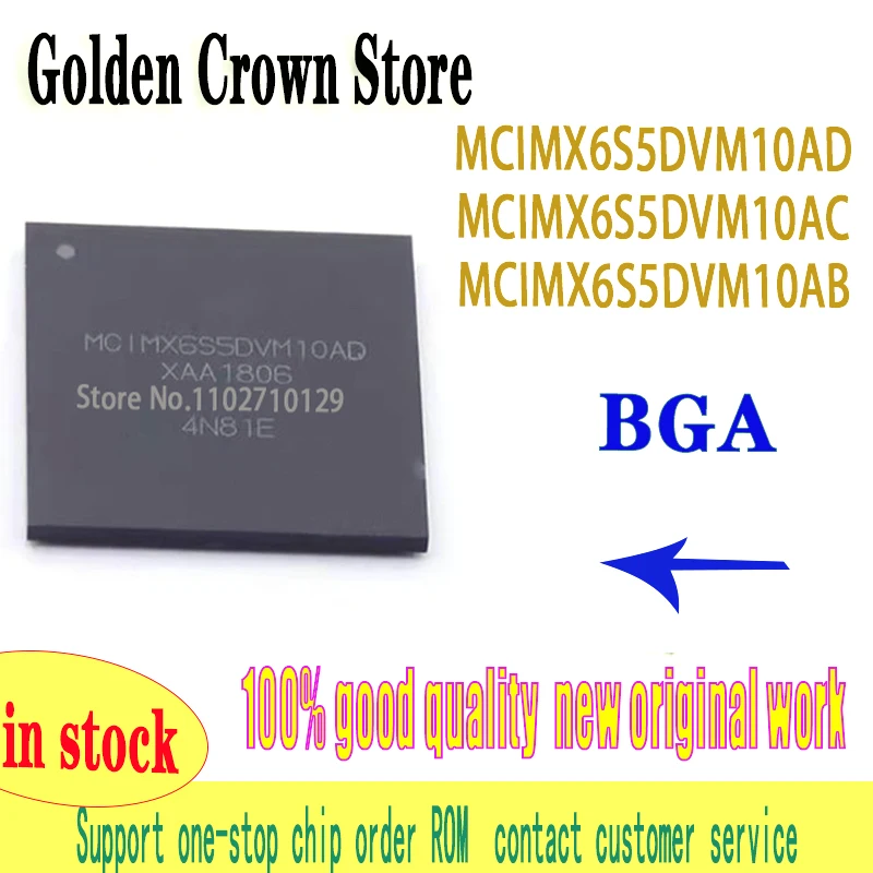 MCIMX6S5DVM10AB 1 unids/lote MCIMX6S5DVM10AC MCIMX6S5DVM10AD BGA624