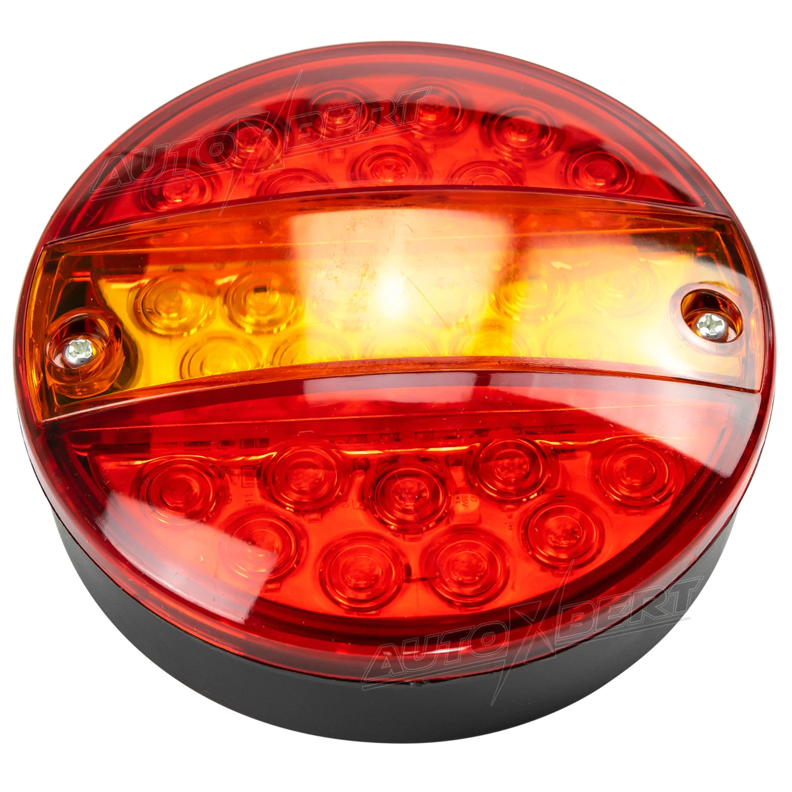 

LED Trailer Rear Lights 12V/24V Round Waterproof Tail Lamp Brake Turn Signal Reflector Light for Truck Lorry Caravan Van Tractor
