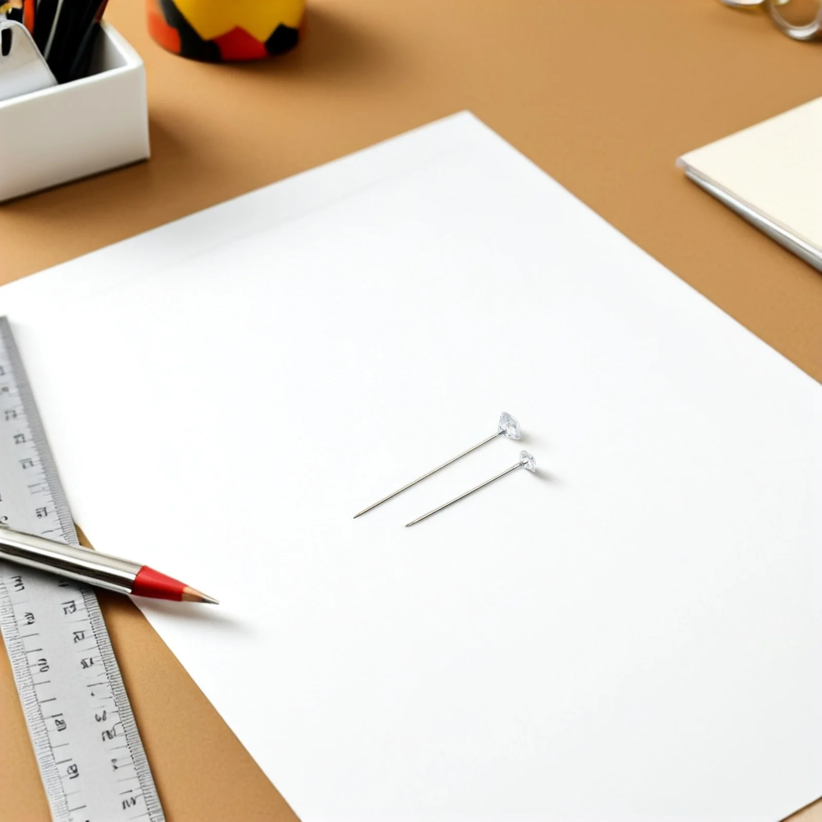 

300Pcs Clear Rhinestone Positioning Pins Elegant Silver Head Sewing Corsages Flower Pins Wedding Bouquet Decoration Jewelry DIY