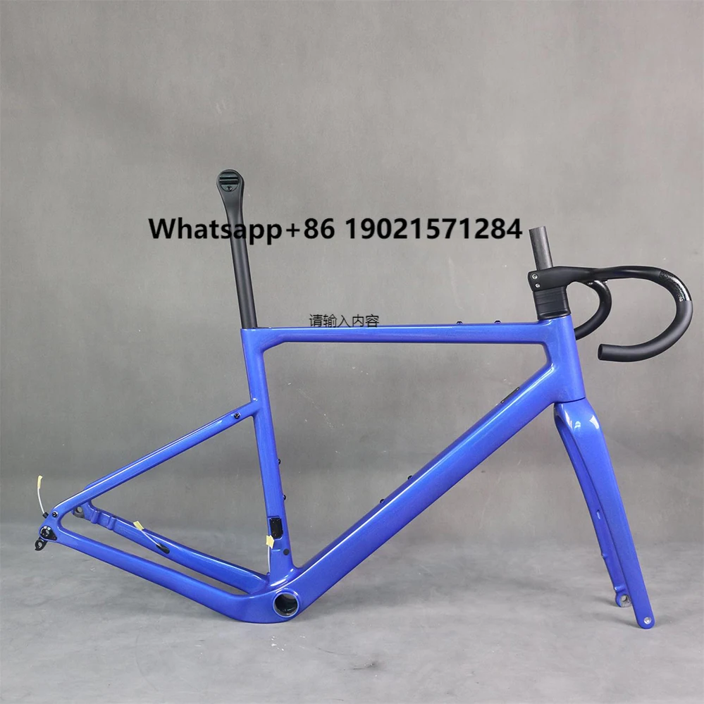 

NEW Carbon Frame All Inner Cable Bike Superlight Gravel Bike Frameset Di2 Road Bicycle 700x47c Cycle Gravel Frame YS2433-1 GR045