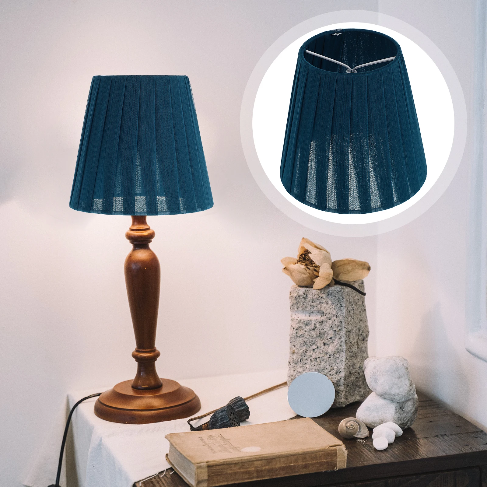 

Stylish Cloth Lamp Shade Replacement Simple Lampshade Decor Indoor Use Creative Home Light Cover Exquisite Cloth Lampshade