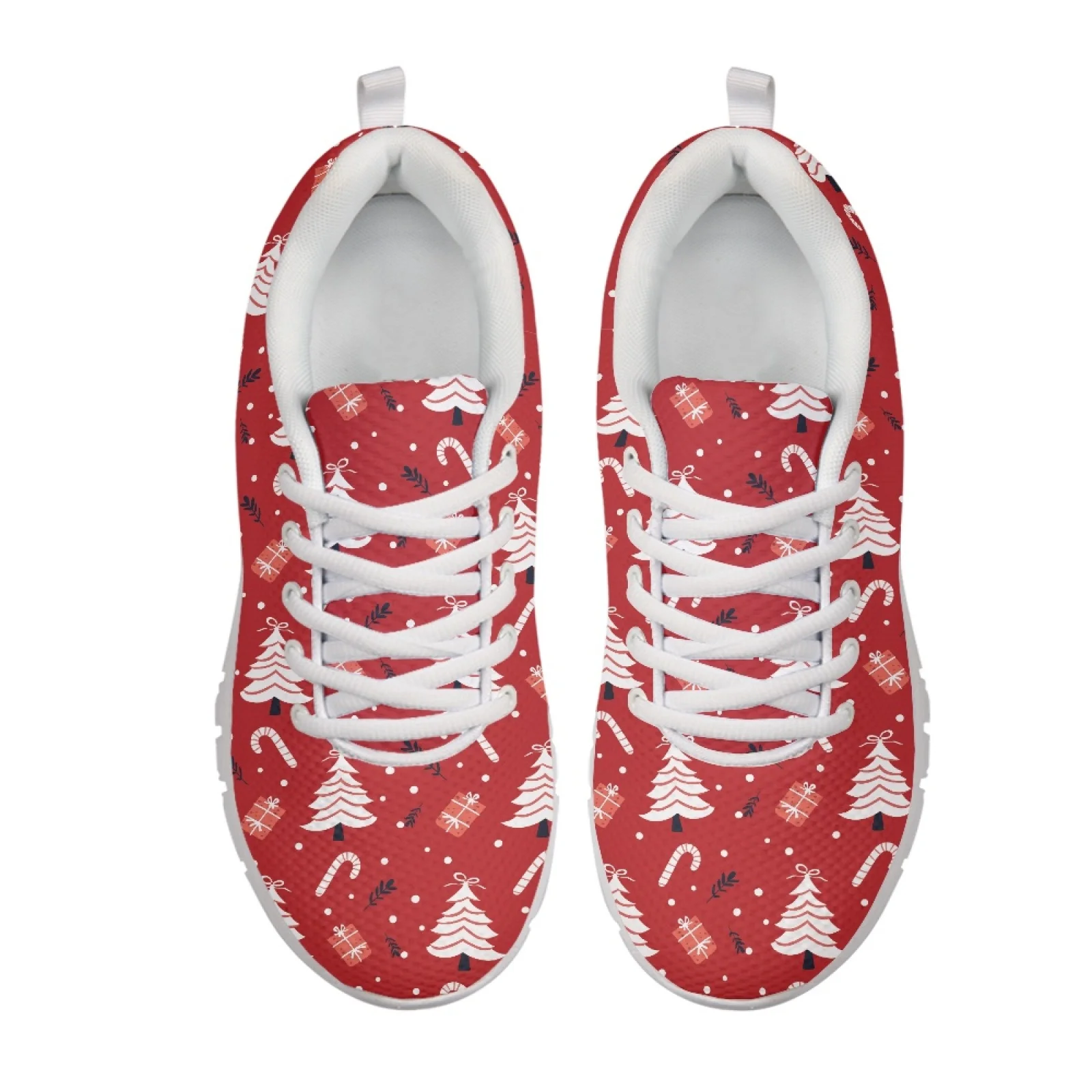 Coloranimal Merry Christmas 2026 Trending Running Sneakers Women Outdoor Walking Sneaker Lightweight Athletic Trainers for Mens