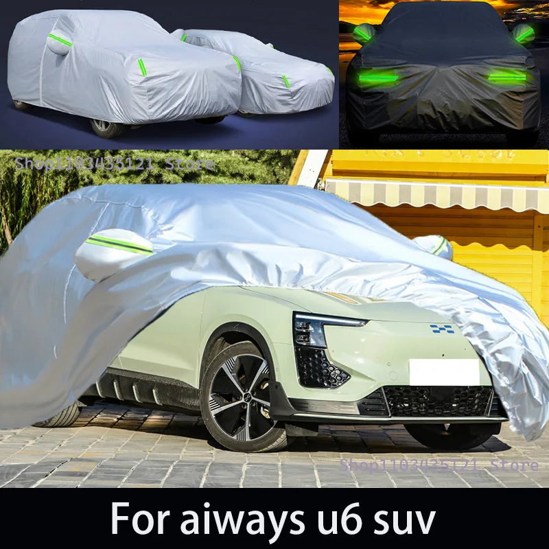 For aiways u6 suv Outdoor Protection Full Car Covers Snow Cover Sunshade Waterproof Dustproof Exterior Car accessories