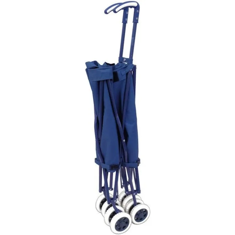 عربة التسوق والمرافق الأصلية القابلة للطي من VersaCart Transit، قماش عالي التحمل مقاوم للماء مع غطاء