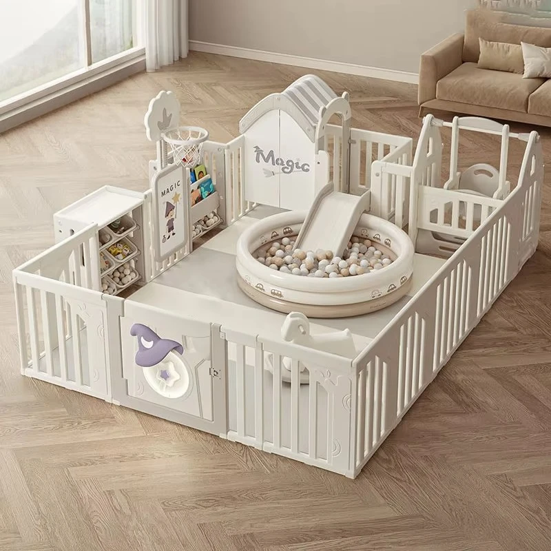 

Multi-combination children's plastic big game fence indoor children's folding game center