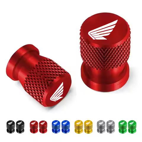 2pcs Motorcycle Wheel Tire Rim Valve Stem Caps Covers For Honda CBR 125R 954 600 F4i 650F 650R 1100XX 1000F CBR 600RR 1000RR