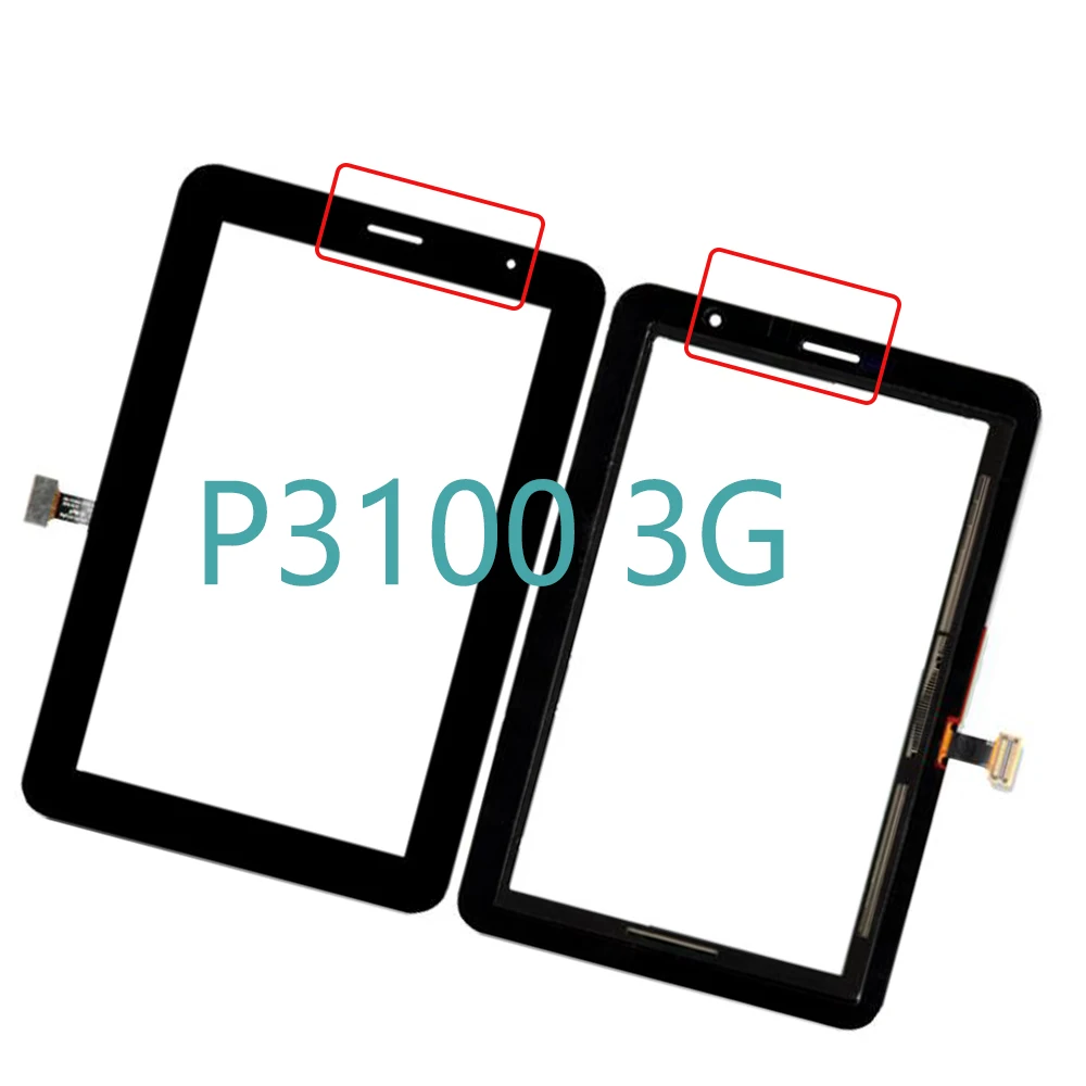 TEST 7.0" Digitizer For Samsung Galaxy Tab 2 7.0 P3100 P3110 GT-P3100 GT-P3110 Touch Screen Digitizer Panel Sensor Glass