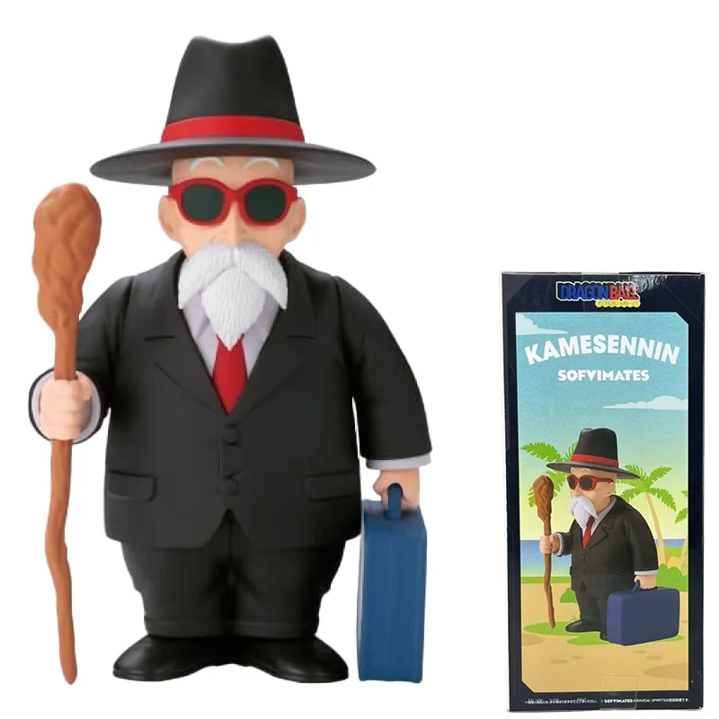 

Genuine Bandai Namco Banpresto Dragon Ball Master Roshi Kame Sennin Sofvimates Suit Pvc Anime Figure Model Collector Toy Gift