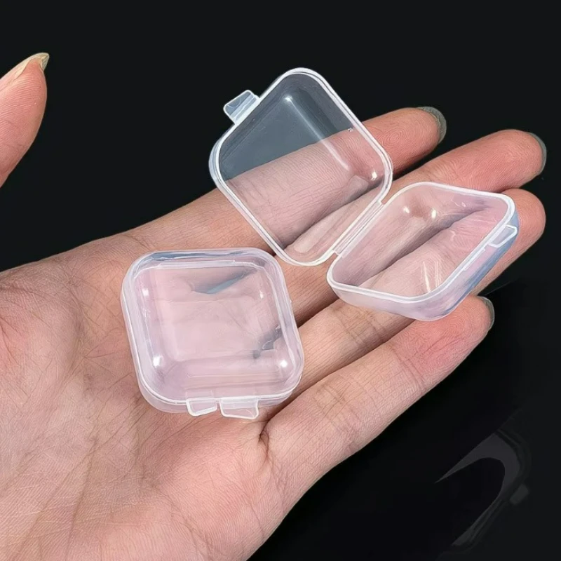 Mini Plastic Storage Box for Earring Jewelry Packaging