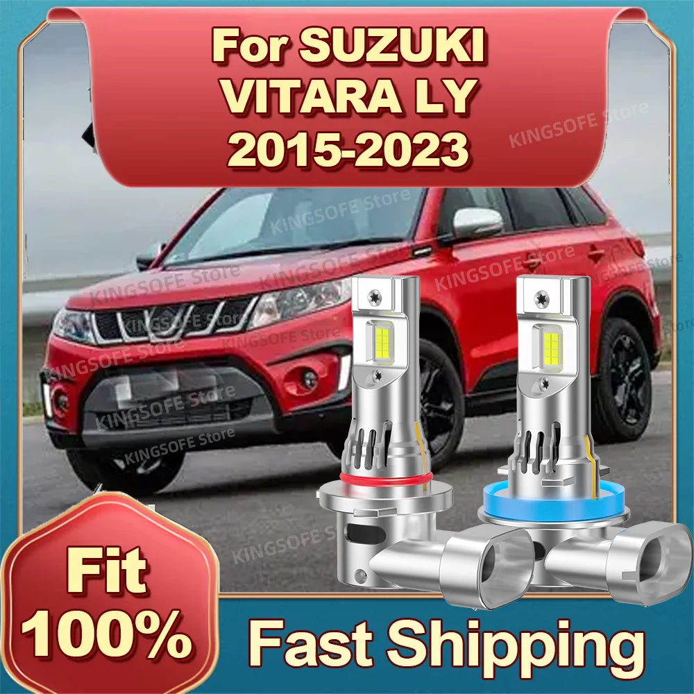 

2/4Pcs 130W LED Headlight H11 Lamp Bulbs HB3 Car Light For SUZUKI VITARA LY 2015 2016 2017 2018 2019 2020 2021 2022 2023