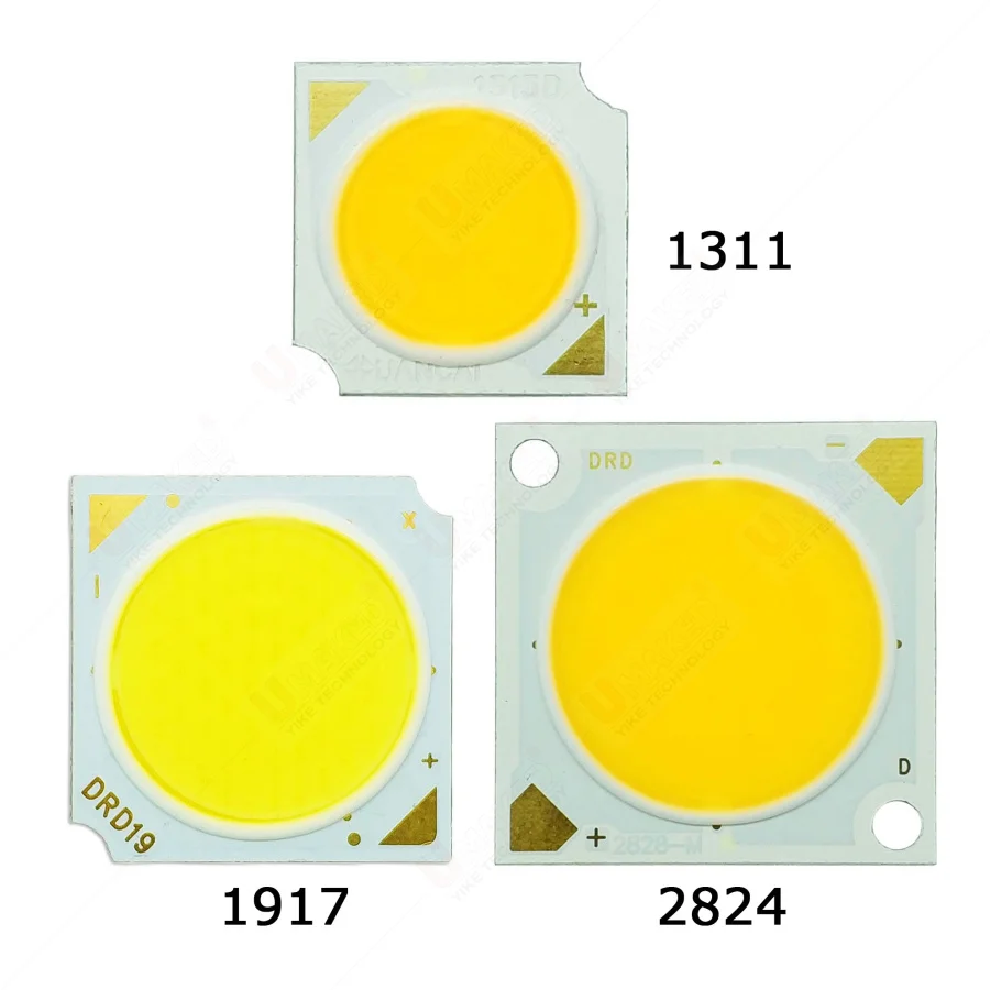 3- 80W 1313 1919 2828 High Lumen Chip 120-130lm Indoor Light LED COB 80Ra 90Ra+ for DIY Lamp Repairing