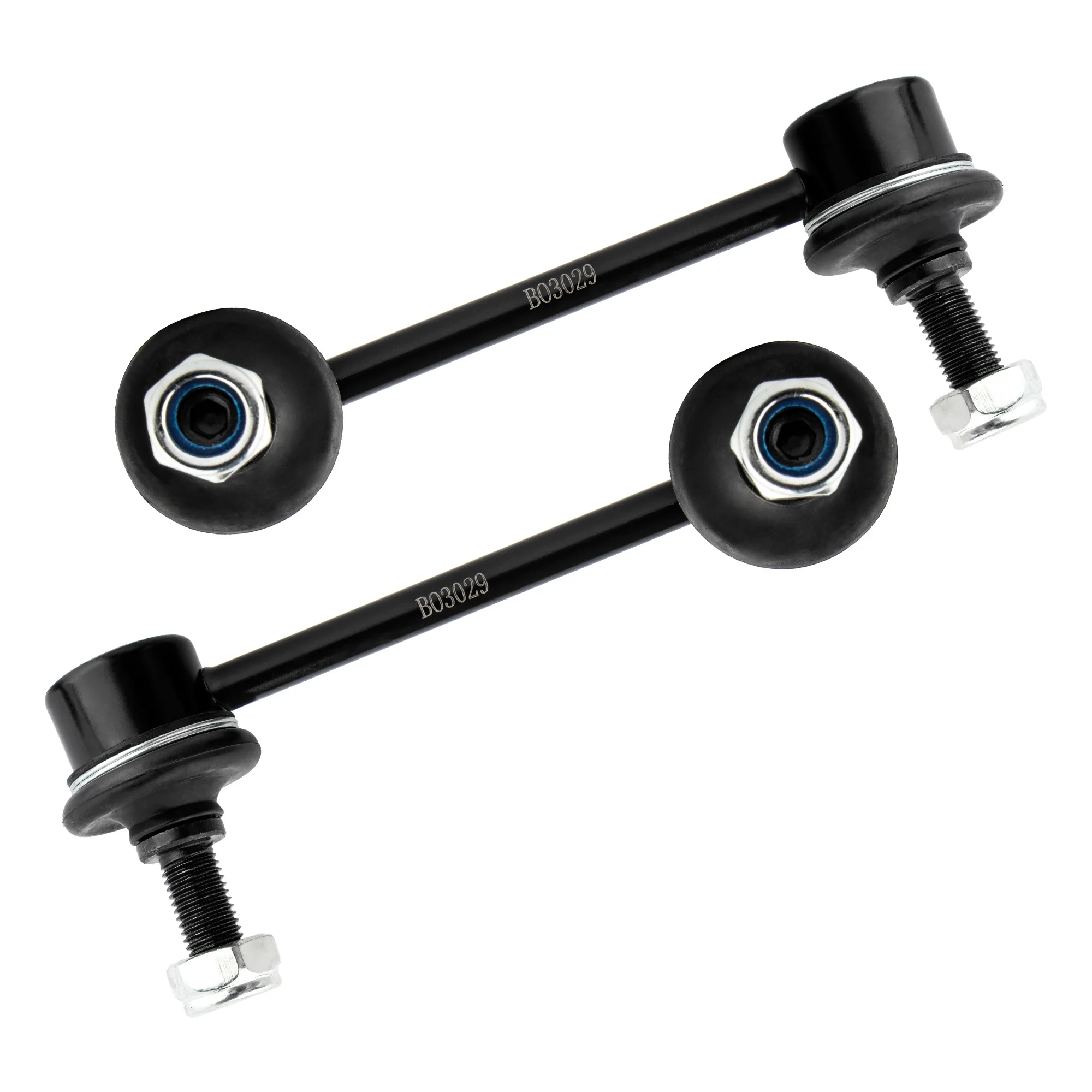 BOXI K90342 K90343 (Set of 2) Rear Left & Right Side Sway Stabilizer Bar End Links Replacement for Acura CL 2001-2003/TL 1999-2008/TSX 2004-2008 / for Honda Accord 1998-2007/52320-S84-A01