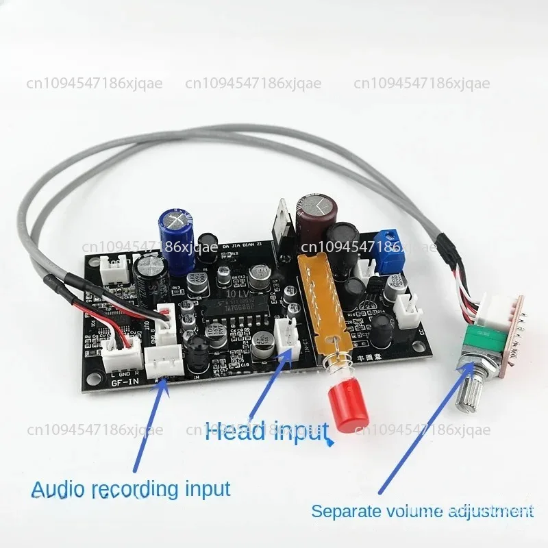 TA7668 Stereo Cassette Recorder Magnetic Head Preamp Board; Cassette Player; Desktop Tape Recorder Mechanism