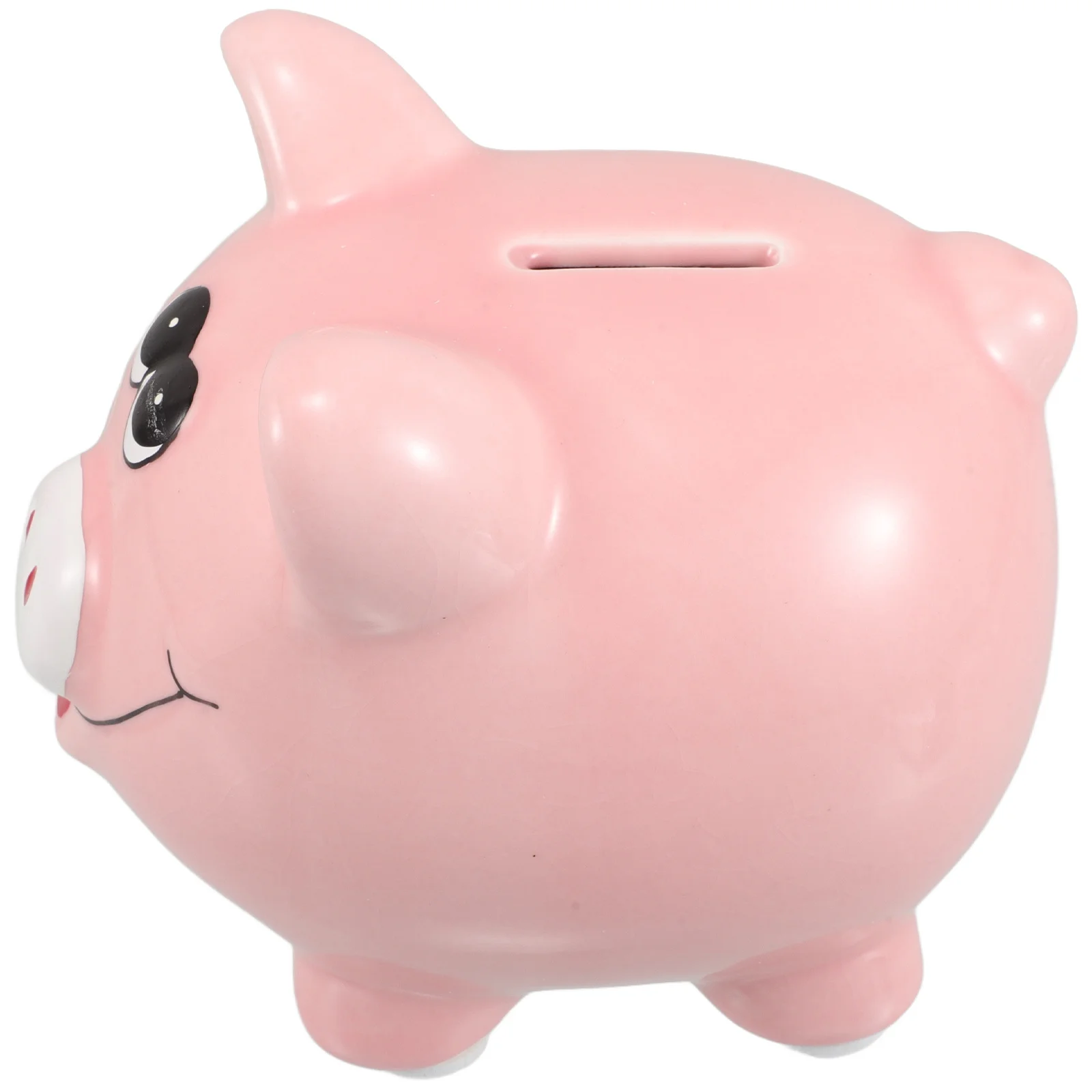

Ceramic Pig Piggy Bank Cute Pig Shape Coin Jar for Money Saving Box Nursery Room Decor Lovely Coin Holder