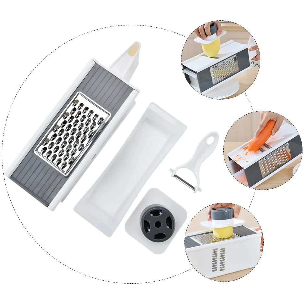 

Potato Grater Vegetable Shredder Slicer 4 Sides Stainless Steel Clean Kitchen Tool Helper