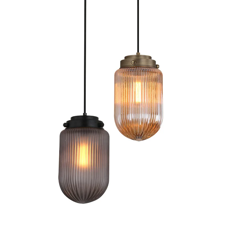 SOFEINA Nordic LED Pendant Lights Fixtures Industrial Creative Simply Design Glass Hanging Lamp for Home Bedroom